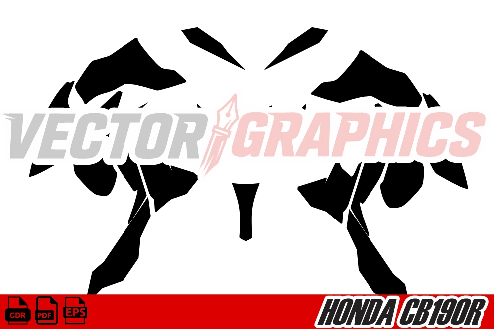 Plantilla vector HONDA - CB 190 R